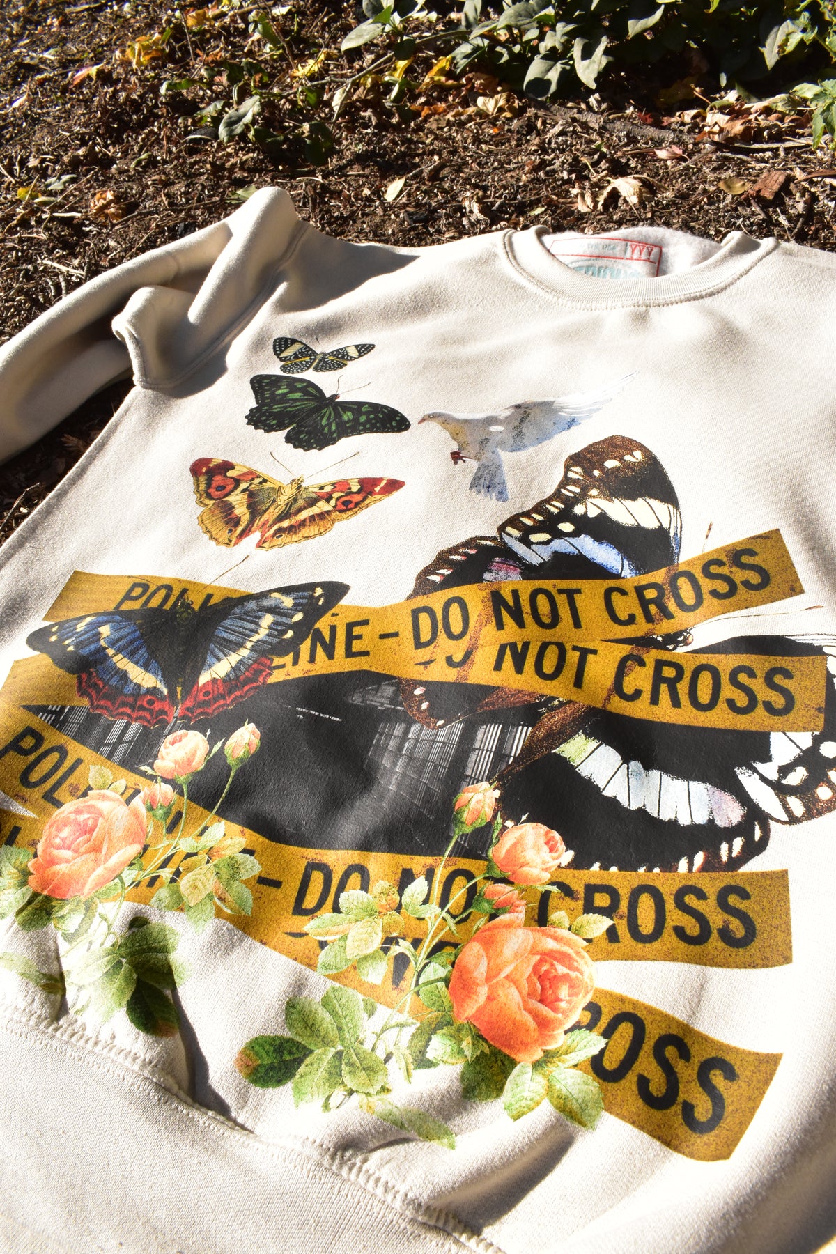 Fear is Fuel - Tan Crewneck sweatshirt