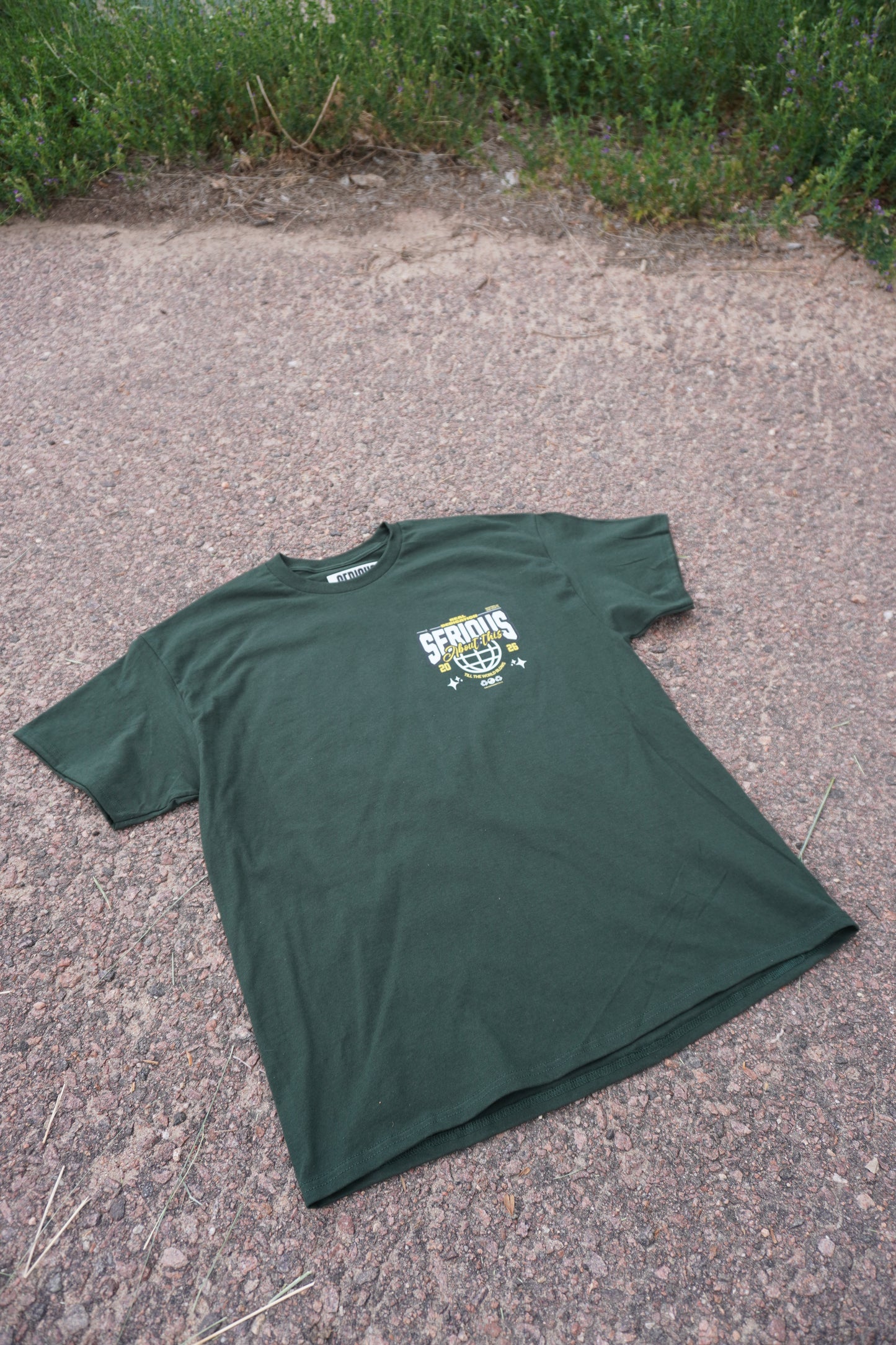 “Real Dedication” Green and Yellow t shirt