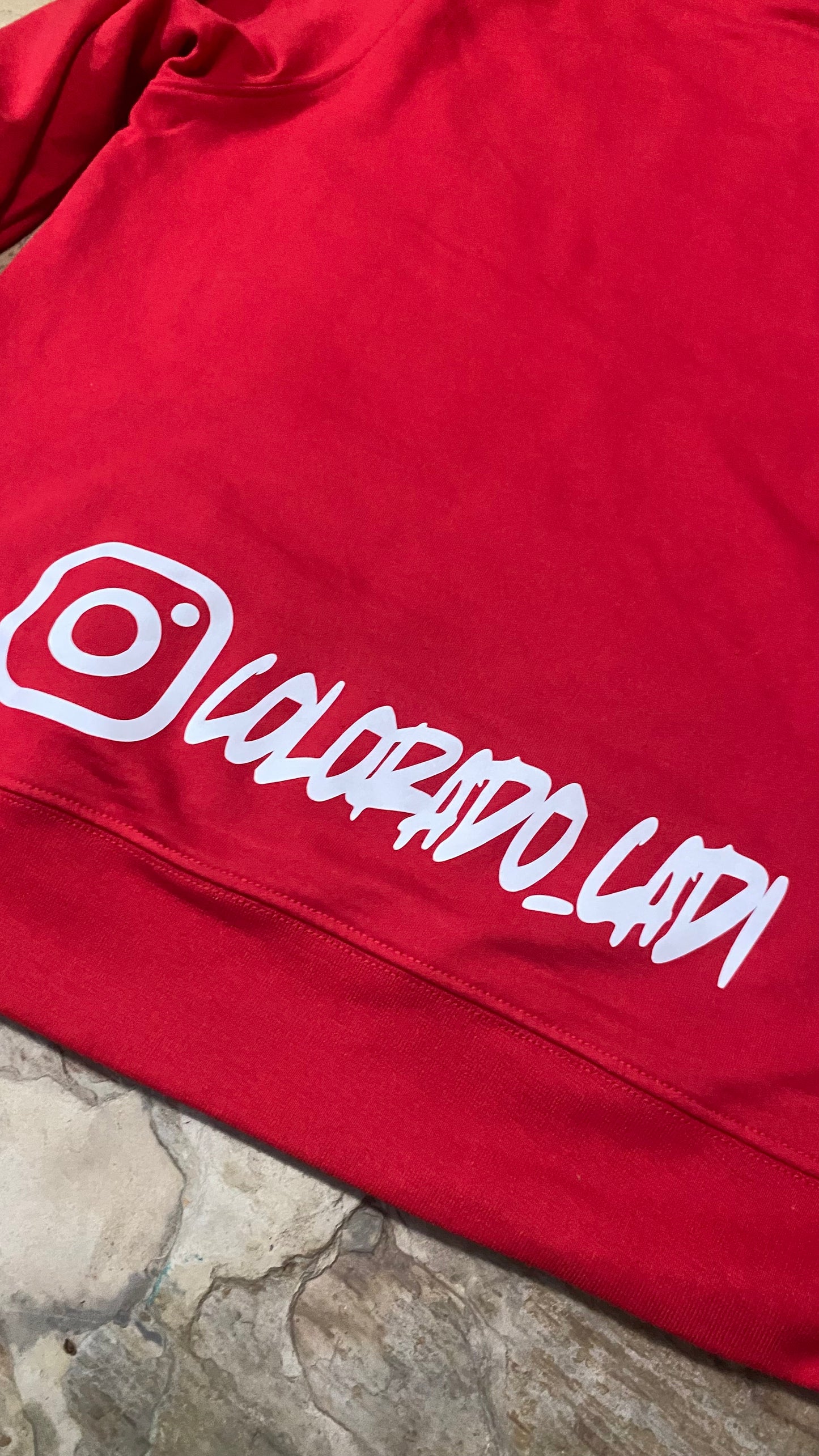 SERIOUS lightweight hoodie (red,white,black)