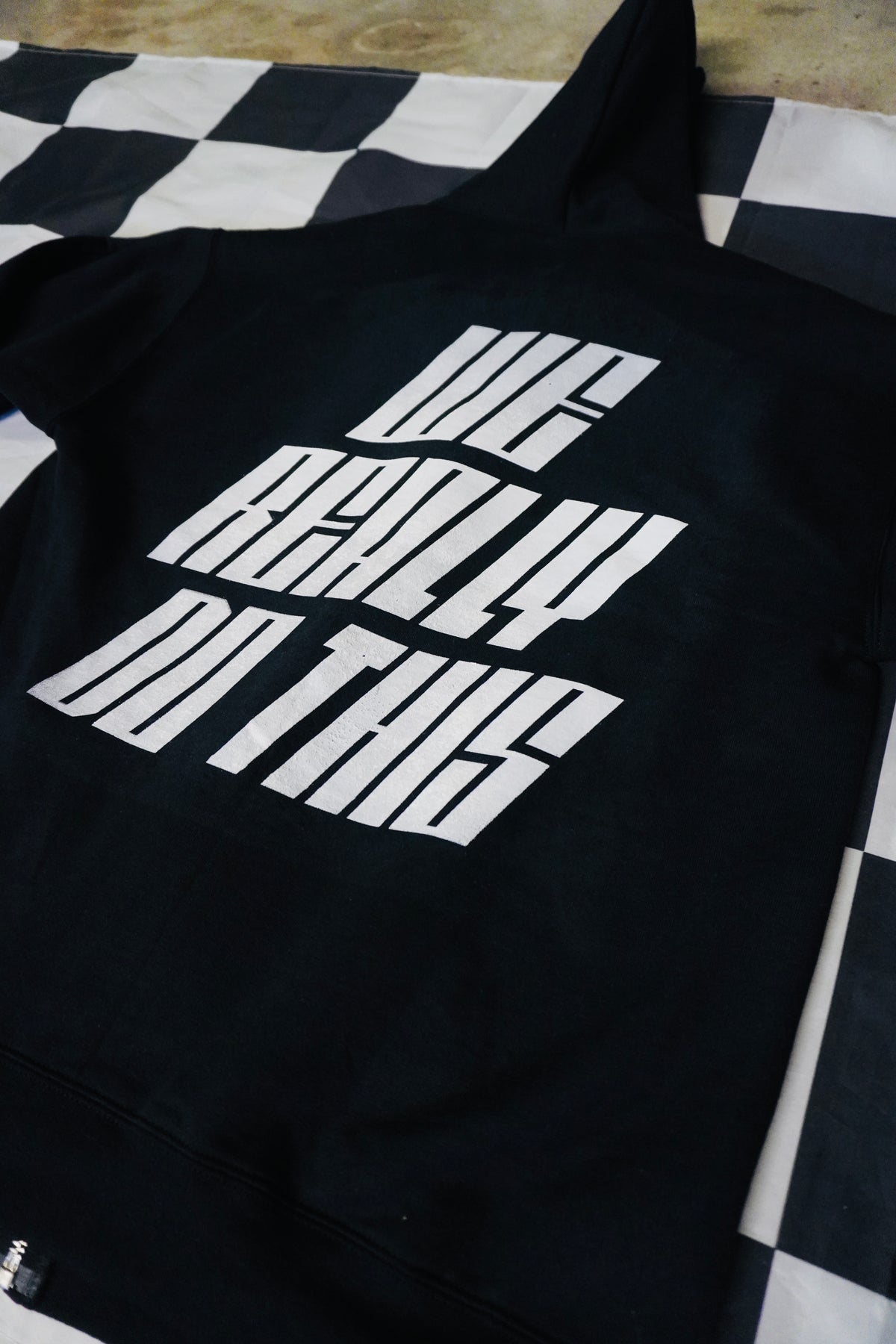 “We Really Do This” - Black, Zip up hoodie