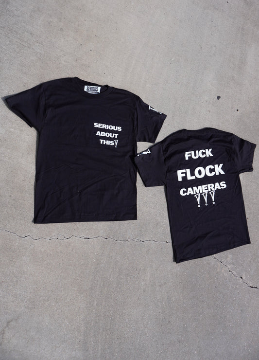 “Cameras” - black heavyweight t shirt