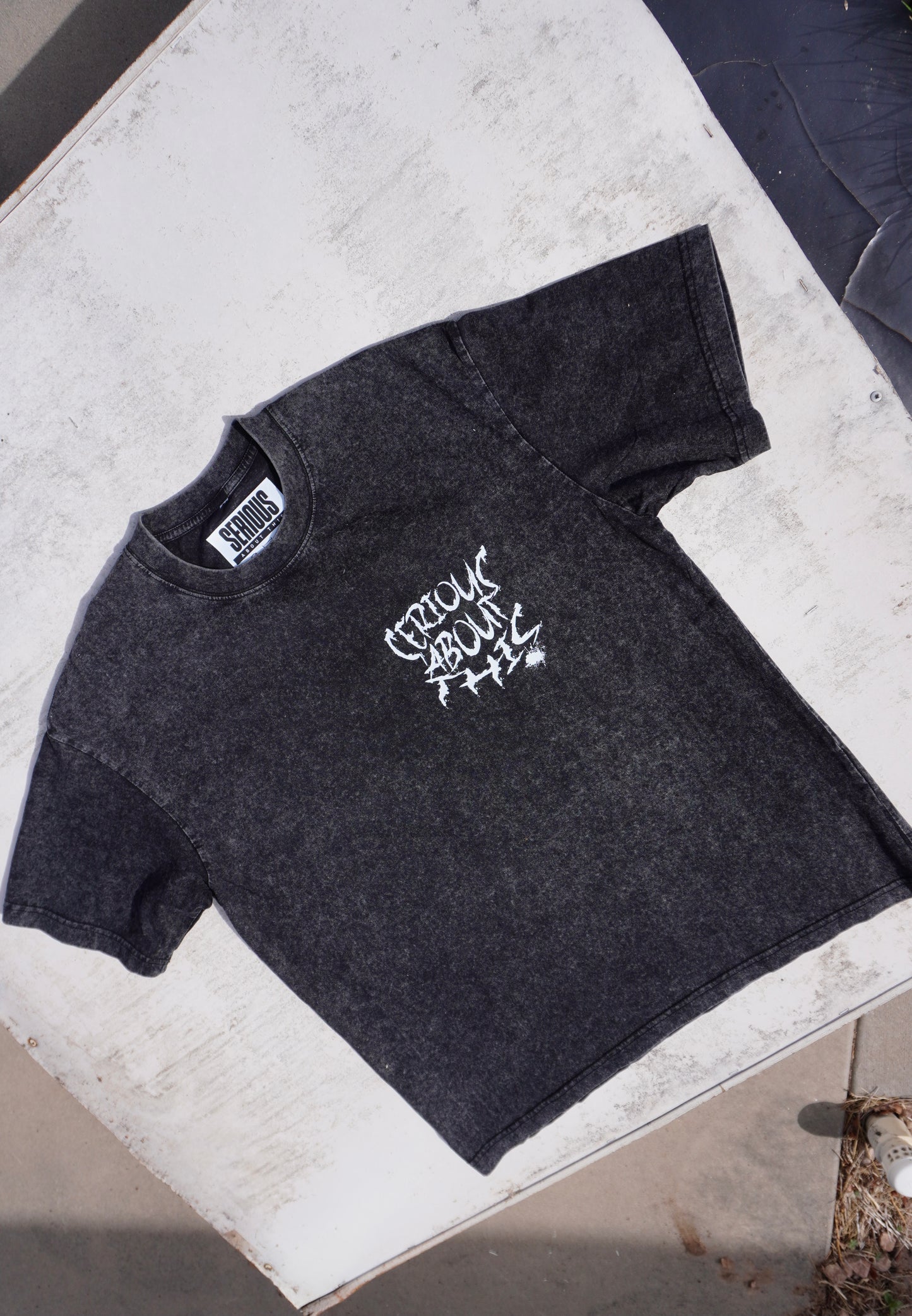 WE REALLY DO THIS- black acid wash