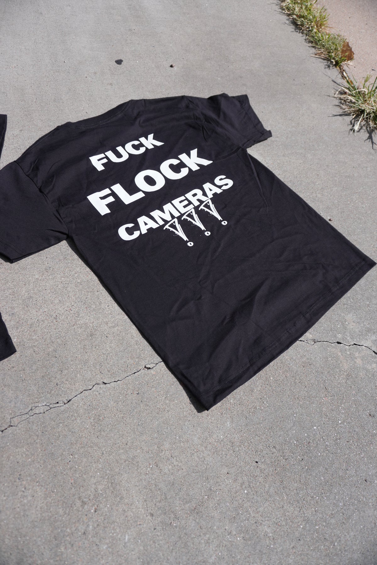 “Cameras” - black heavyweight t shirt