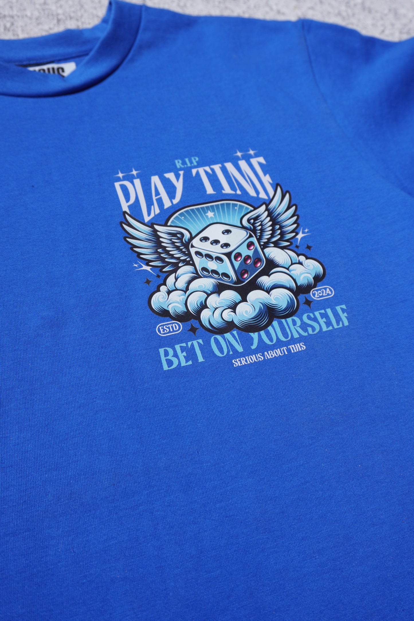 Bet On Yourself blue t shirt