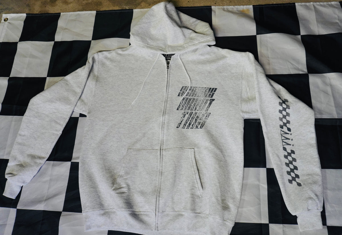 “We Really Do This” Vintage Gray, zip up hoodie