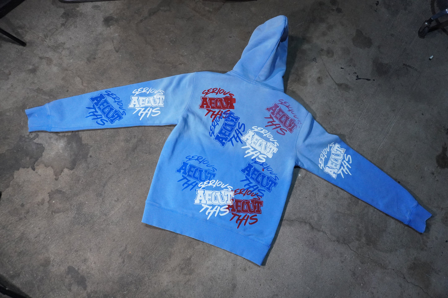 Sky High sun faded hoodie
