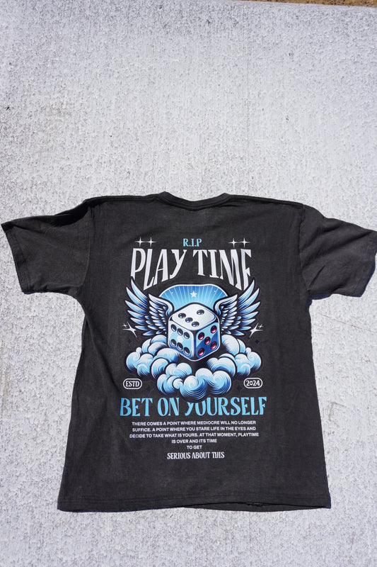 Bet on yourself LIMITED  (pigment grey) t shirt