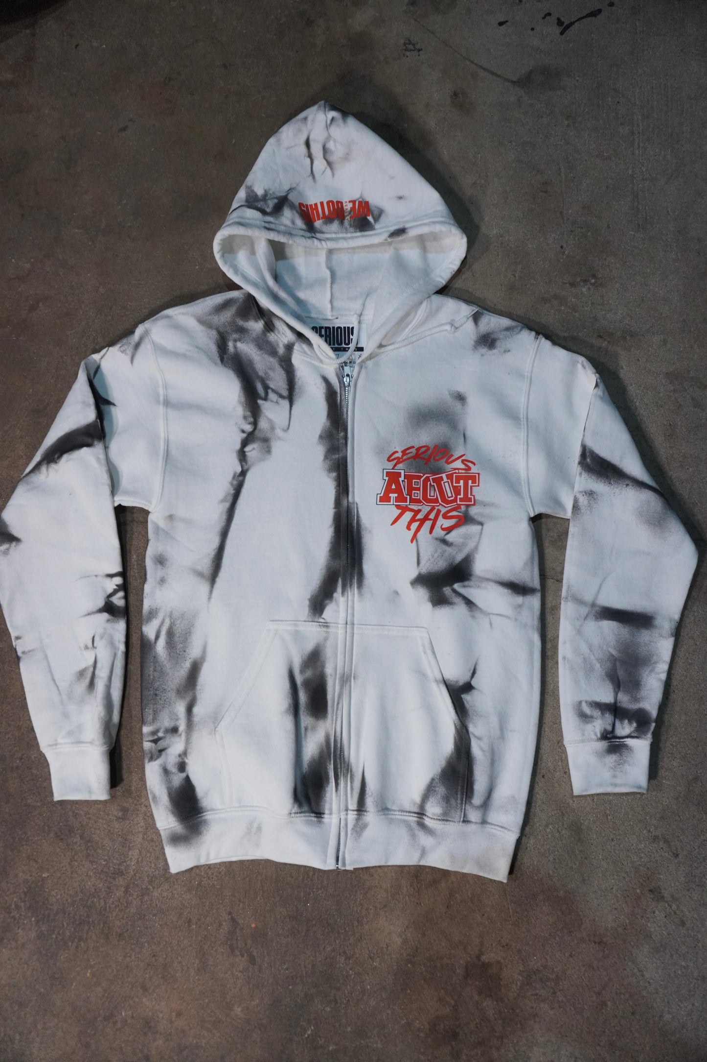 For The Streets -lightweight zip up hoodie