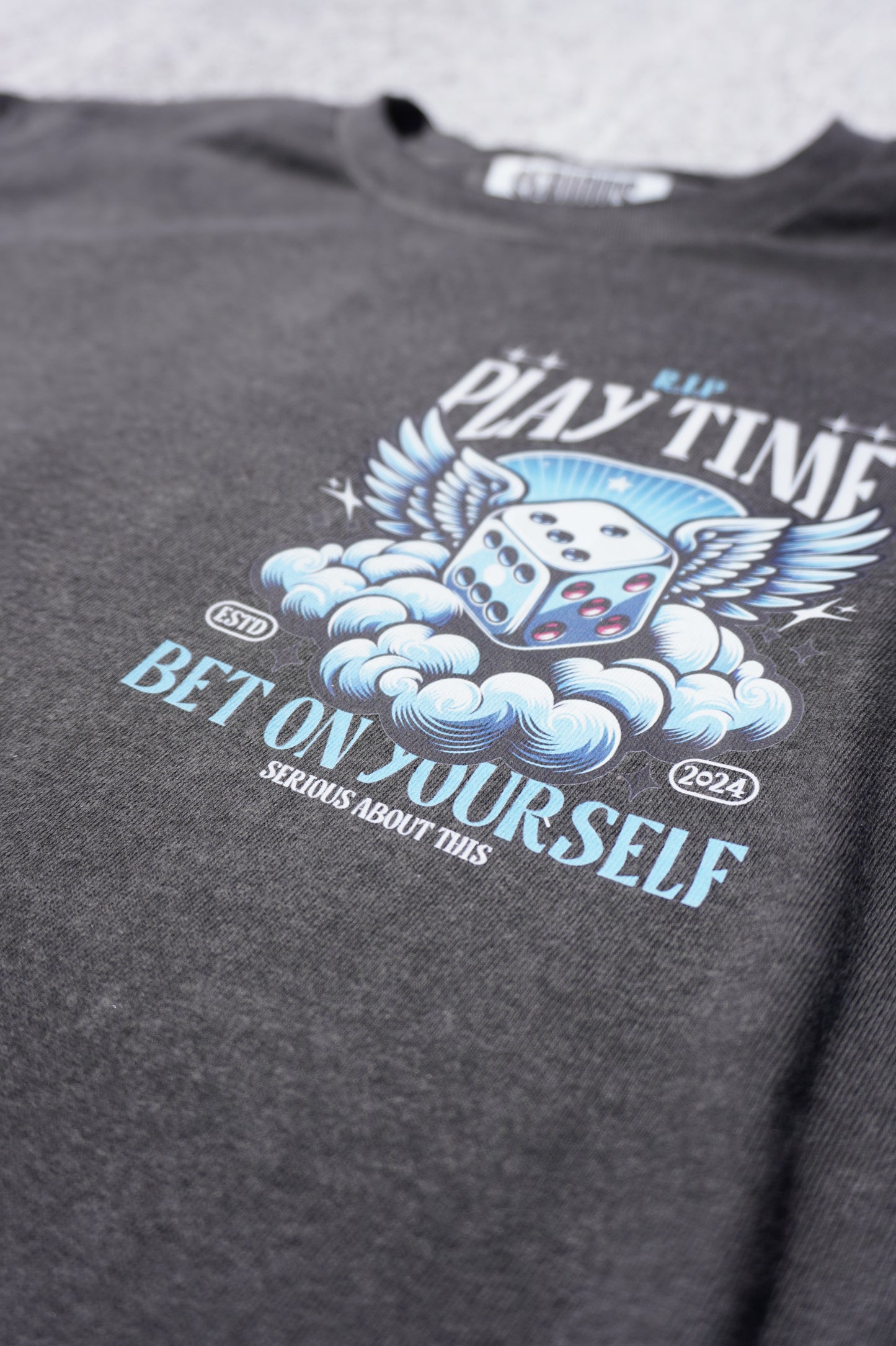 Bet on yourself LIMITED  (pigment grey) t shirt